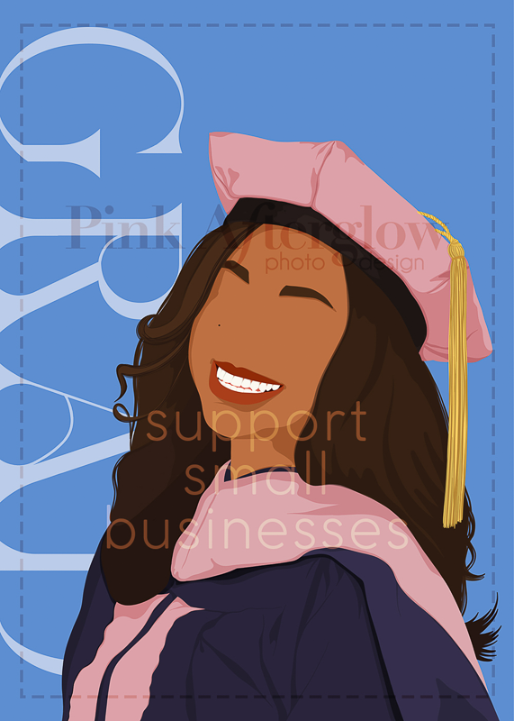 Doctorate Graduation Card - Pink