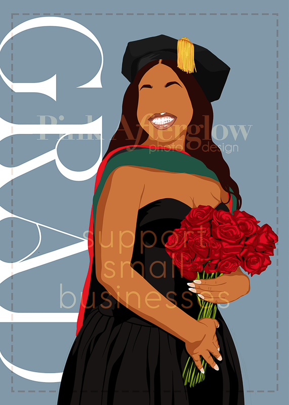 Doctorate Graduation Card - Roses